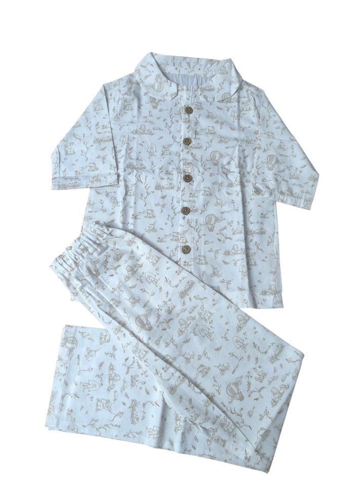 Erkek Kısa Kollu Baskılı Pijama Takımı - Görsel 2