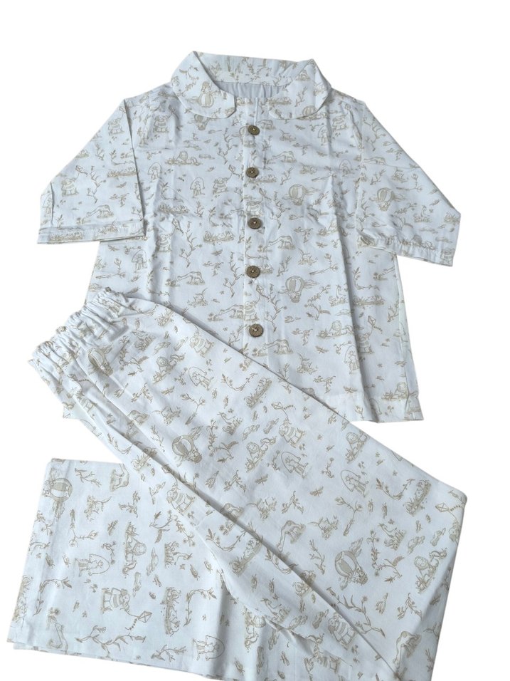 Erkek Kısa Kollu Baskılı Pijama Takımı - Görsel 3