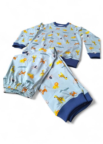 Desenli Çocuk Pijama Takımı - Görsel 4