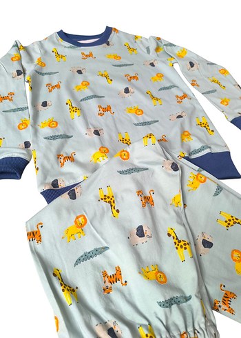Desenli Çocuk Pijama Takımı - Görsel 5