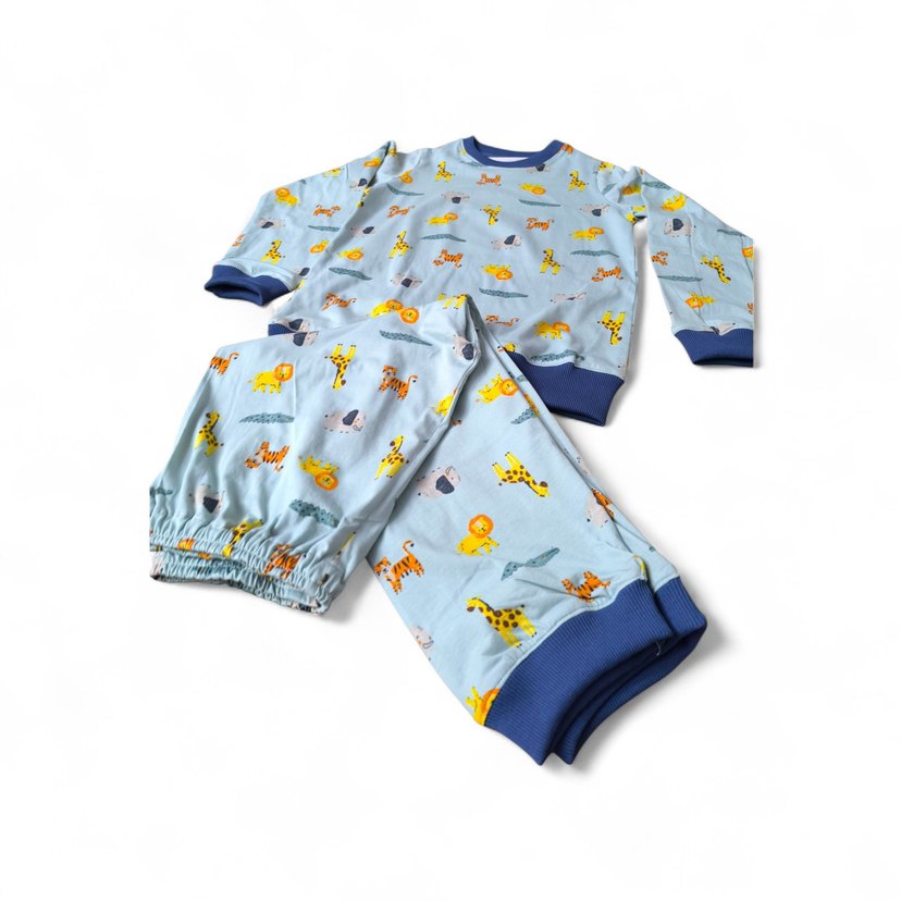 Desenli Çocuk Pijama Takımı - Görsel 4