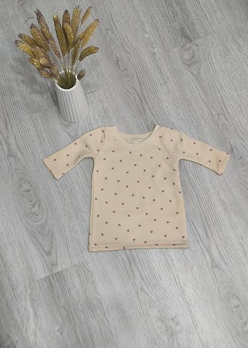 Baskılı Beyaz Bebek elbise - Görsel 2