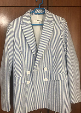 m Beden Mango çizgili blazer ceket