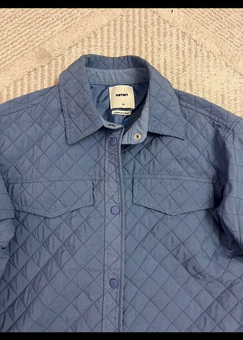 Kapitone Oversize Ceket - Görsel 4