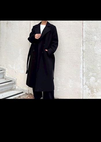 Siyah Kadın Kaban - Görsel 2