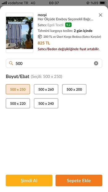 Trendyol & Milla Balkon brandası