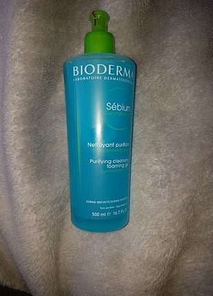 Bioderma yüz temizleme jeli 500 ml açılmamış