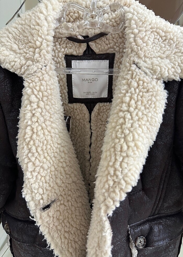 Mango Kürk Mont - Görsel 2