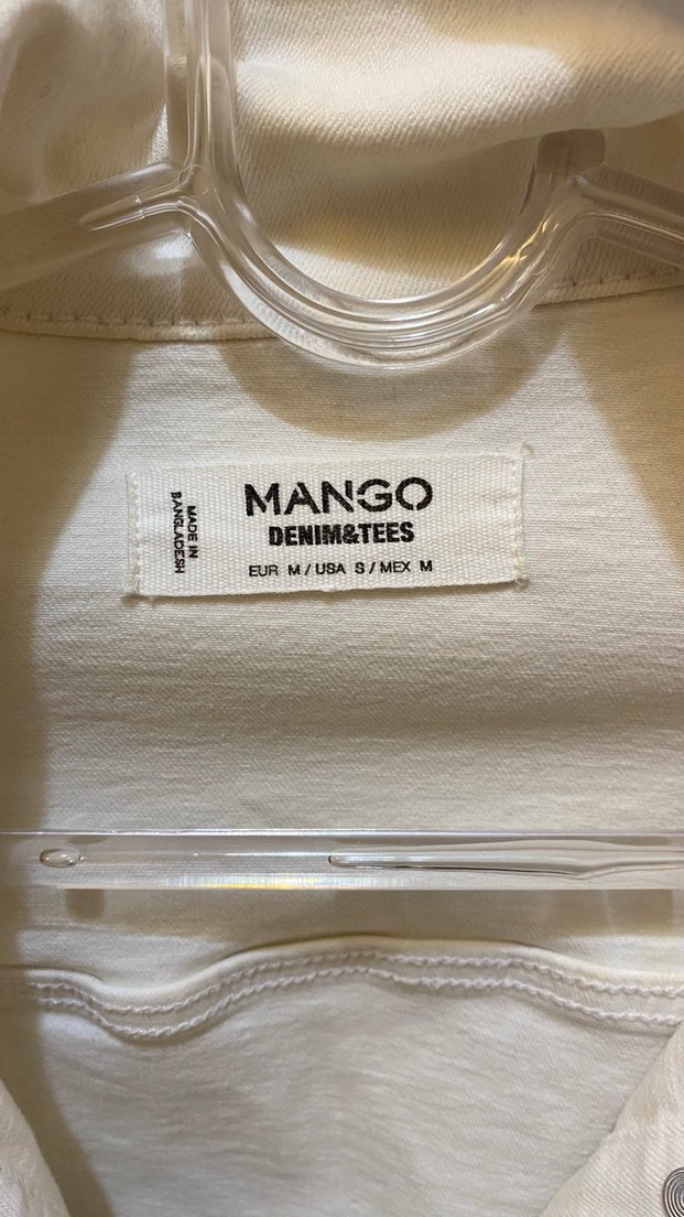 Ekru Denim Ceket Mango — görsel 3/4