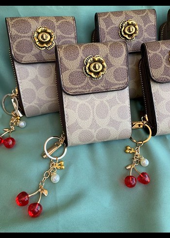 Coach cüzdan ve Cherry charm