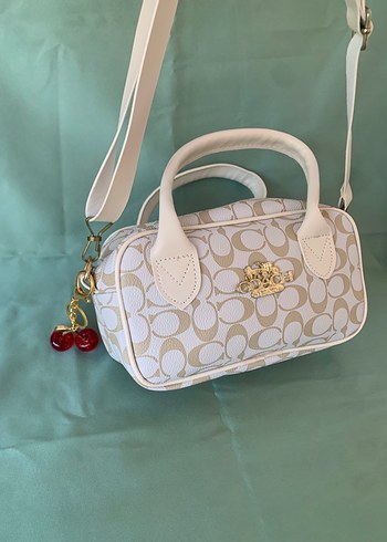 Beden beyaz Renk Coach çanta ve Cherry charm
