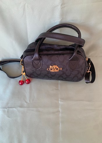  Beden siyah Renk Coach çanta ve Cherry charm