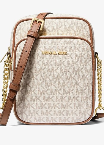 Michael Kors Travel Vanilla Kadin Omuz Cantasi