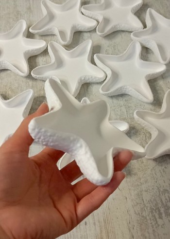 Beyaz Yıldız Şeklinde Çocuk Tabak - Görsel 2