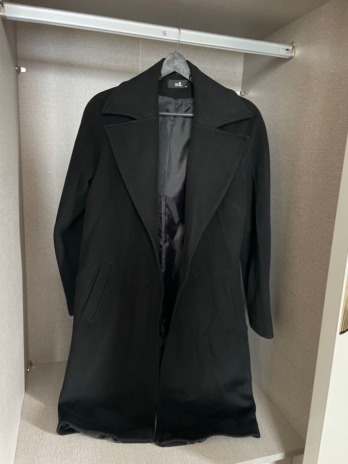 Siyah Uzun Klasik Kaban - Görsel 2