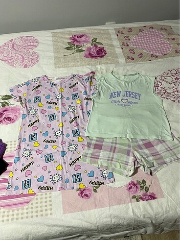 İki adet pijama