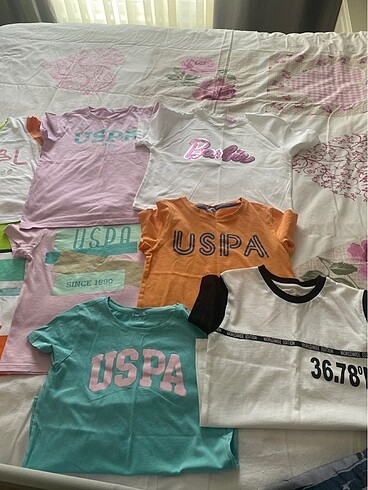 U.S Polo Assn. 9adet tişört 7-8 yaş