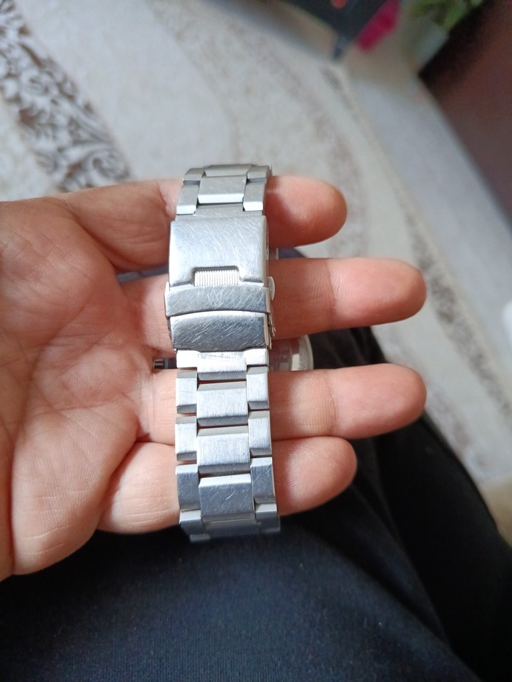 Minimalist Gri Mavi Erkek Kol Saati - Görsel 4