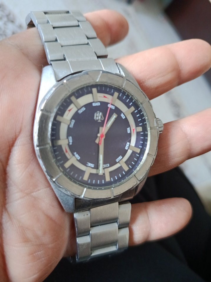 Minimalist Gri Mavi Erkek Kol Saati - Görsel 5