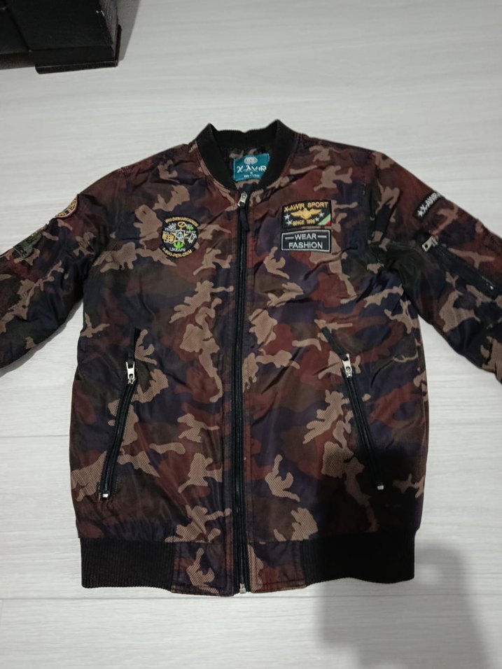 Erkek Çocuk Kamuflaj Desenli Spor Mont - Görsel 2