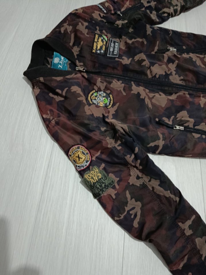 Erkek Çocuk Kamuflaj Desenli Spor Mont - Görsel 3