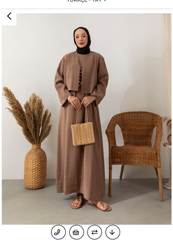 l Beden camel Renk Meri Store Bej Uzun jile ceket Elbise