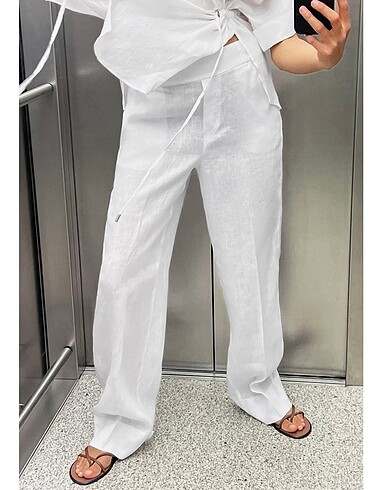 s Beden çeşitli Renk Zara 0 Keten Pantolon