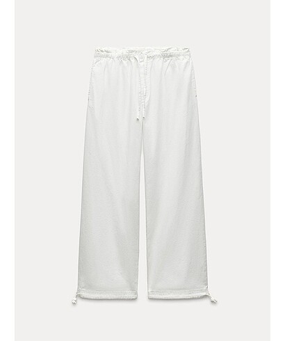 Zara Bağcıklı Loose Fit Pantolon