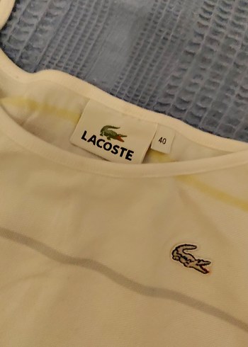 lacoste Beyaz İnce Askılı Atlet - Görsel 2