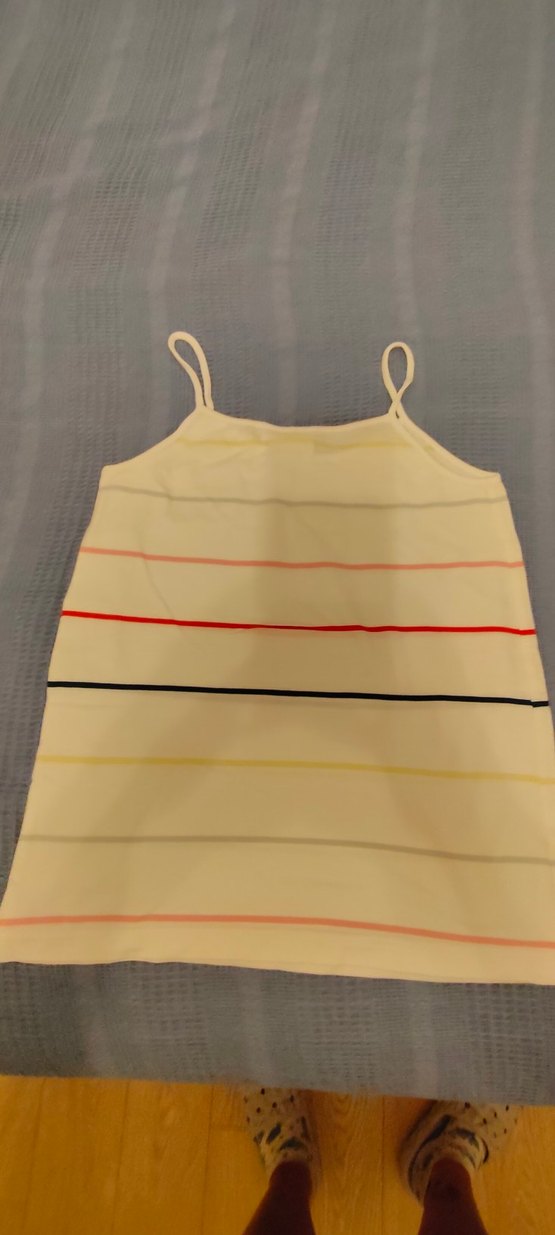 lacoste Beyaz İnce Askılı Atlet - Görsel 3