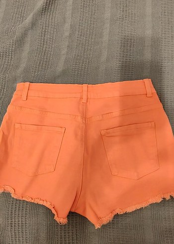 primark Pembe keten Mini Şort - Görsel 3