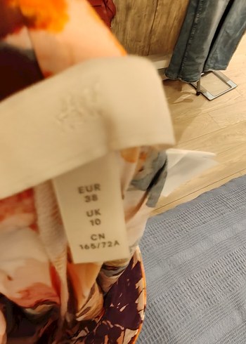 HM Çiçek Desenli Pilili Bohem Mini Şort - Görsel 3