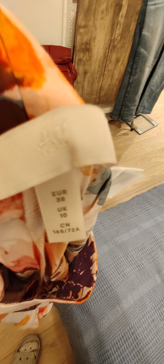 HM Çiçek Desenli Pilili Bohem Mini Şort - Görsel 3