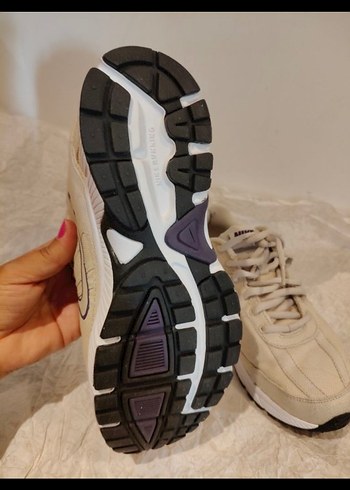 Nike Air Bej Bağcıklı Kadın Spor Ayakkabı - Görsel 4