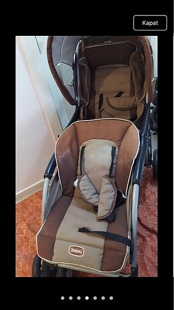 15-36 kg Beden kahverengi Renk Bebek arabası