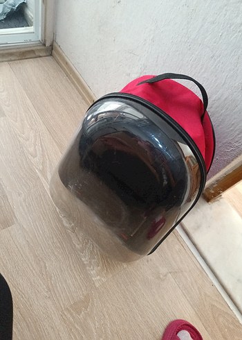  Beden Kırmızı Fermuarlı Taşıma ve Tuvalet Kabı