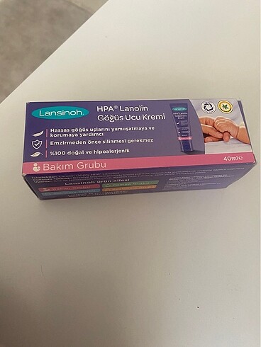 Göğüs ucu kremi lansinion