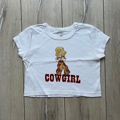 Brandy melville cowgirl crop top