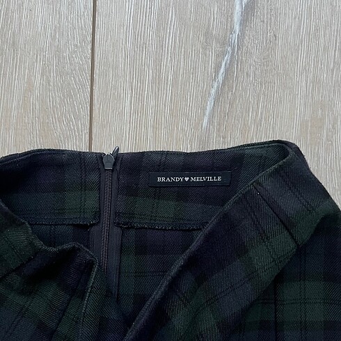 s Beden lacivert Renk Brandy melville ekoseli etek