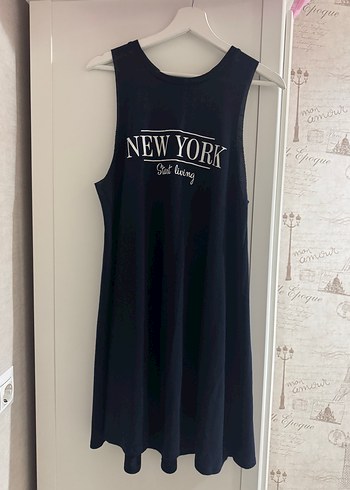 Colin's New York Yazlik Siyah Kolsuz Elbise