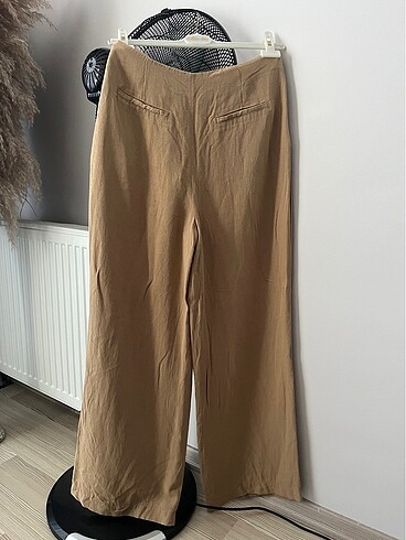 LC Waikiki Lcw casual sütlü kahve keten karışımlı pantolon