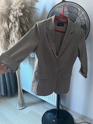 Blazer ceket kahverengi taş rengi biraz Sütlükahve gibi tonda b