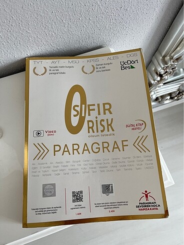 Sıfır risk paragraf ÜçDörtBeş yayınları.