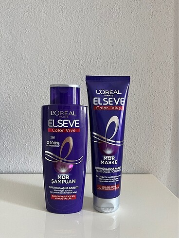 Loreal paris elseve mor şampuan