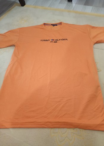 Tommy Hilfiger Turuncu Basic Tisort Elbise