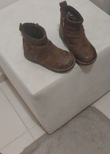 Deri Tokalı Kahverengi Botlar - Görsel 3