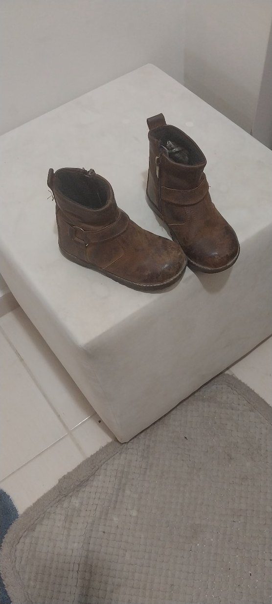 Deri Tokalı Kahverengi Botlar - Görsel 3