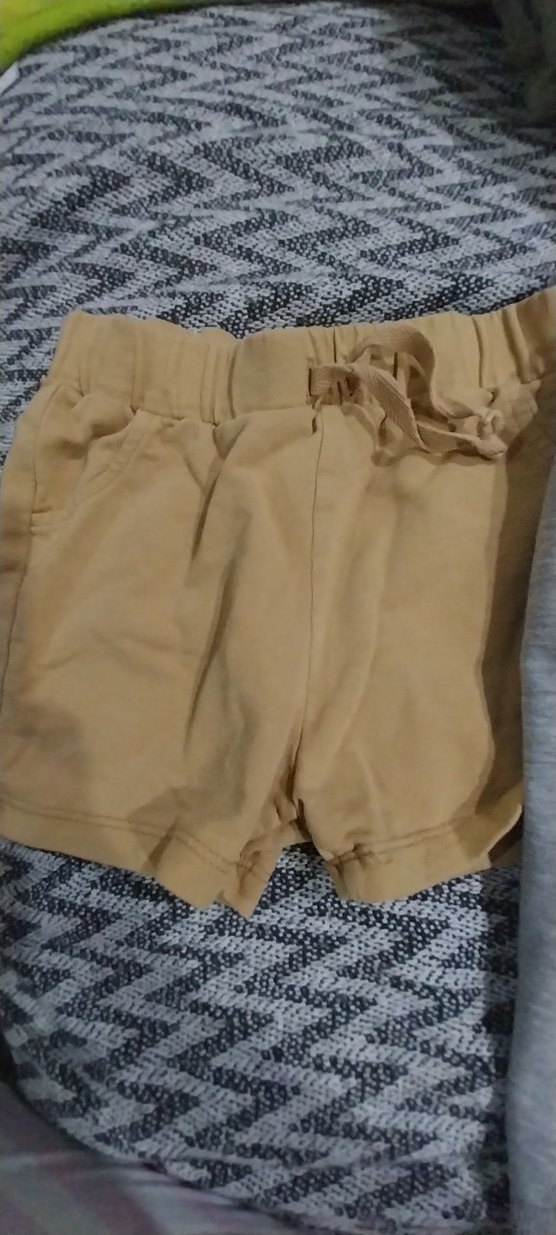 Gri Elastik Bel Erkek Şort - Görsel 2