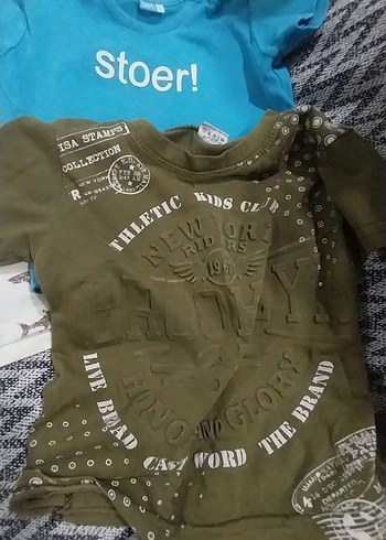 Yeşil Baskılı Erkek Çocuk Tişörtü - Görsel 4