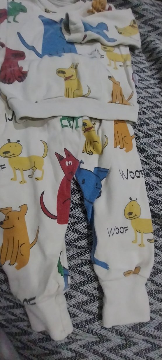 Renkli Baskılı Örgü Köpek Kıyafeti - Görsel 3